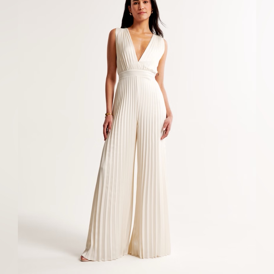 A&F Giselle Pleated Jumpsuit